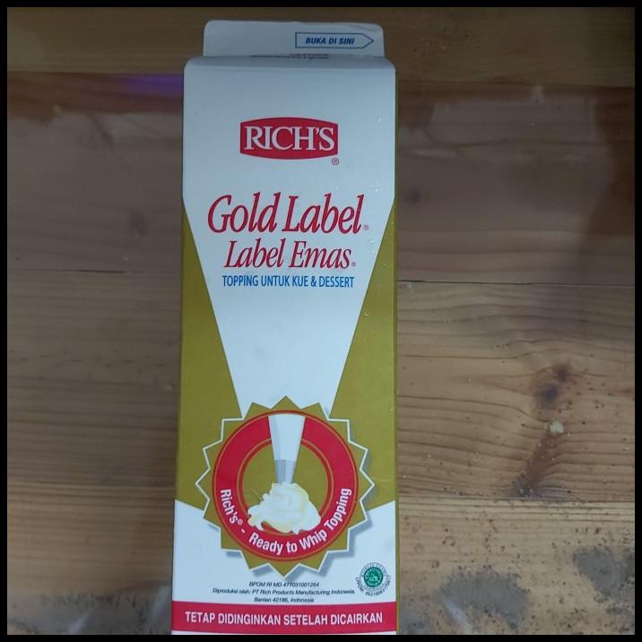 

Richs Gold Label Whipping