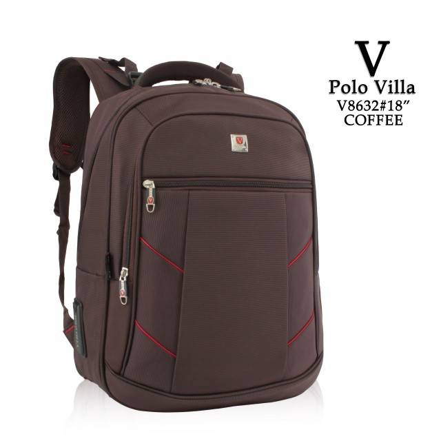 Tas ransel laptop import original polo villa