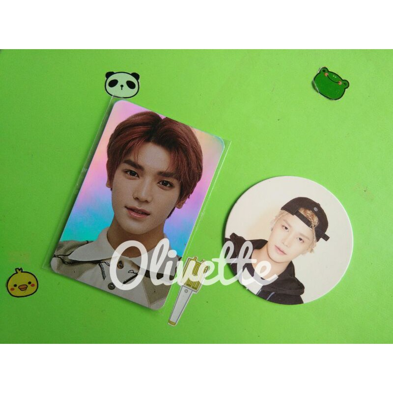 [SET ONLY] NCT Taeyong Holo Empathy Photocard (pc) Taeil Neo Zone C ver Circlecard (cc)