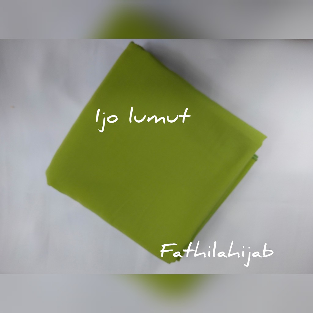 SEGI EMPAT BAHAN WOLFIS GRADE A 58 PREMIUM  IMPORT SYARI / JILBAB SYARI PESTA / JILBAB SERAGAM-HIJAU LUMUT
