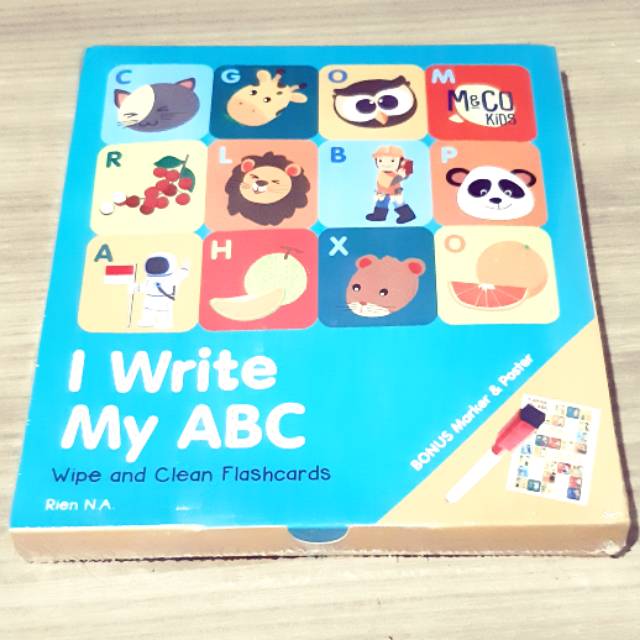 

I Write My ABC (FLASH CARD)