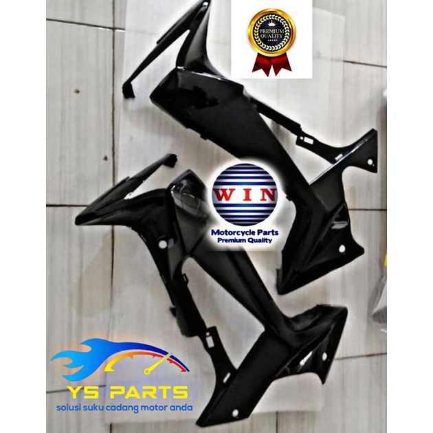 DEK SAYAP SAMPING SUPRA X 125 PGMFI 2007 2008 2009 HITAM RL | lLEGSIELD LUAR HONDA SUPRA X 125 2007-