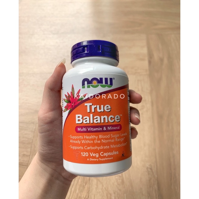 Now Foods True Balance, Multi Vitamin & Mineral - 120 veg capsules