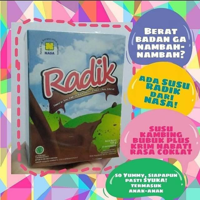 

Susu Radik Nasa sumber vitamin n kalsium