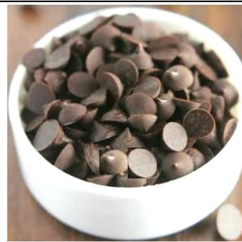 Chocolate Chips Tulip Dark Choco Chip Compound Cokelat Keping 250gr