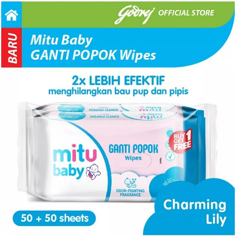 Tisu Basah MItu Beli 1 gratis 1 Ganti popok