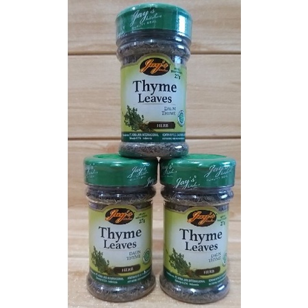 ✔MURAH Jays Thyme Leaves 27gr / Jay's Thyme /  Daun Thyme