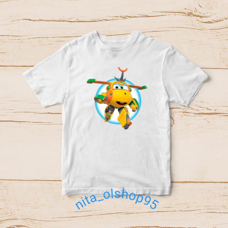 baju superwings baju anak karakter baju super wings