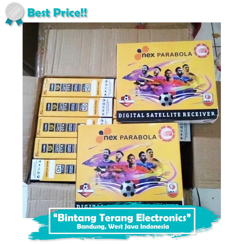 Receiver Parabola Hybrid Gratis Premium C Ku Band Nex Parabola Kuning Paling Baru BTE