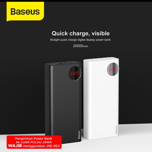 Baseus powerbank 20000mah