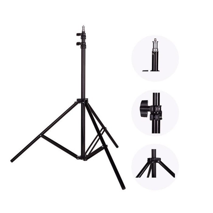 TF-3130 1.3 M Tripod Stainless with 3x Extend Leg - For Smartphone