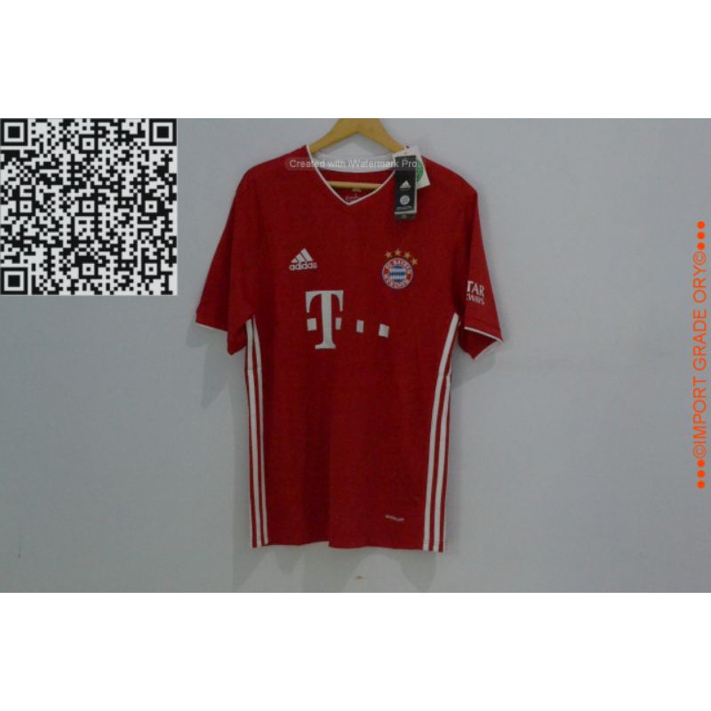 PREMIUM JERSEY BAYERN MUNCHEN HOME 2020 2021 GRADE ORIGINAL