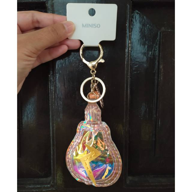Miniso Color Changing Lamp Bag Charm / Miniso Gantungan Tas / Gantungan kunci / Gantungan Tas Miniso