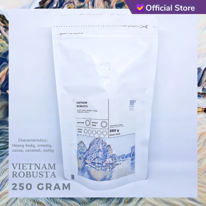 

(BISA COD) KOPI VIETNAM ROBUSTA 250 GRAM | SUTOYO COFFEE - BIJI