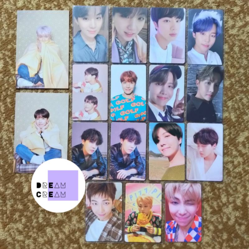 BTS Photocard HER ANSWER PERSONA TEAR MOTS7 BE Essential RM, SUGA, JIN, JHOPE, V, JIMIN, JUNGKOOK