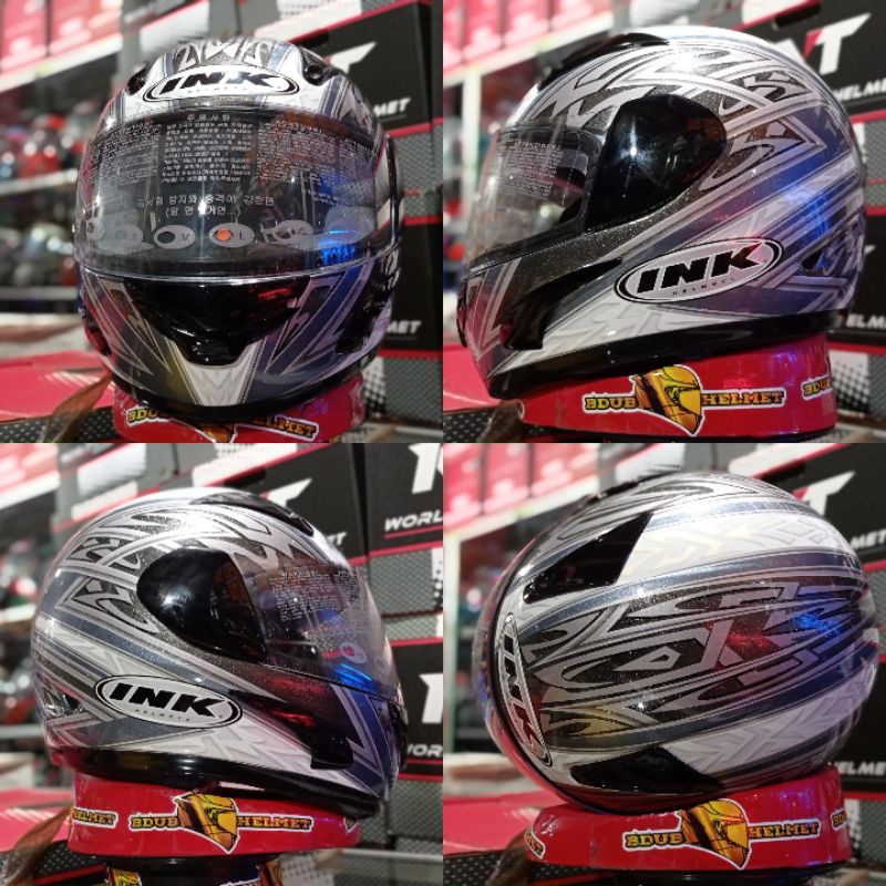 HELM INK CL-MAX NEW MOTIF SOLID SERIES 100% ORIGINAL SNI-DOT-Gp racer #3