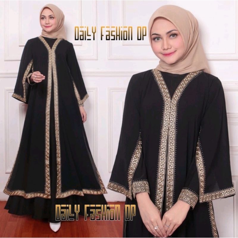 (FREE EMAS) ABAYA TURKEY HAWA/GAMIS ABAYA