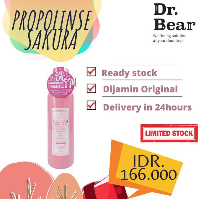 Mouthwash Propolinse Sakura 600ml