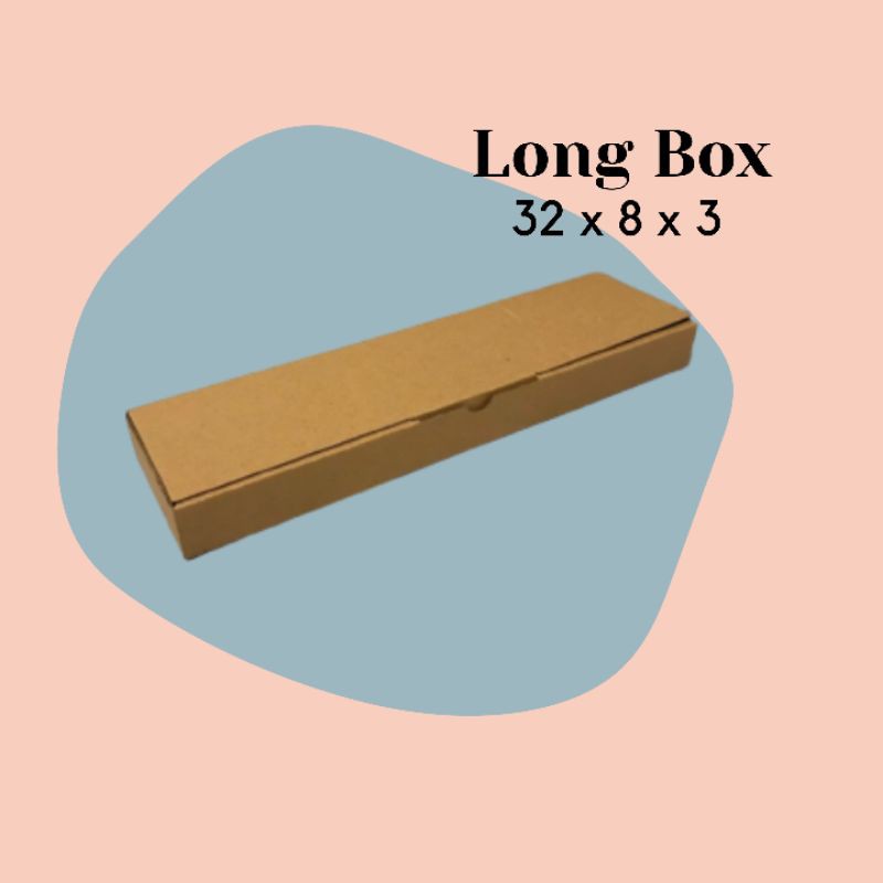 

LONG BOX // KARDUS DIE CUT KARTON COKLAT PACKAGING 32x8x3 // PACKAGING DUS KABEL // DUS CORRUGATED