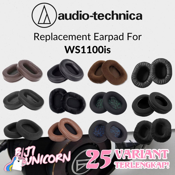 Earcup/Earpad/Ear Cushion Audio Technica WS1100is Busa Foam Bantalan