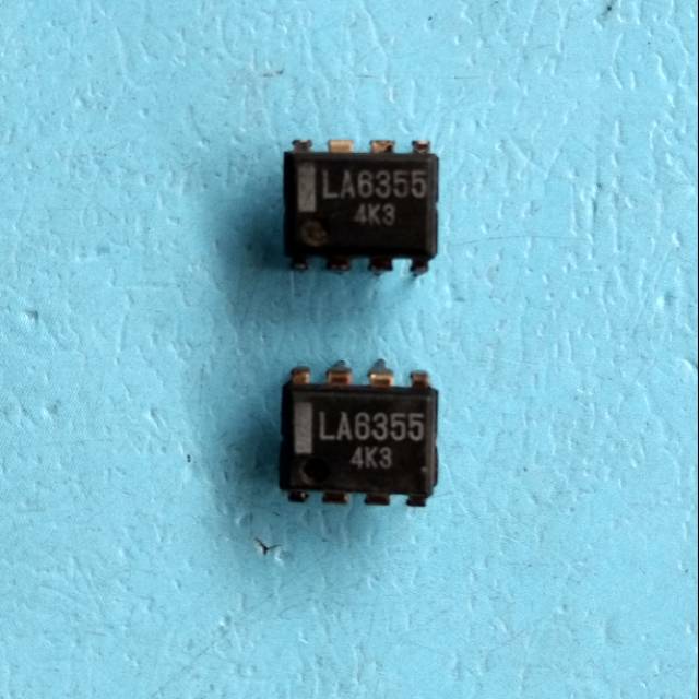 IC LA6355 kaki 2x4pin