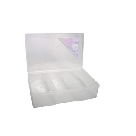 

DISCOUNT BESAR-351 KOTAK PERKAKAS / BOX PLASTIK 3 SEKAT SERBAGUNA GREEN LEAF 1420