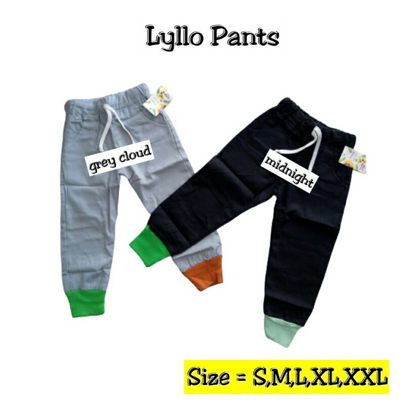 Lyllo pants 1-5tahun GUDANG.CLODI celana panjang anak laki-laki perempuan