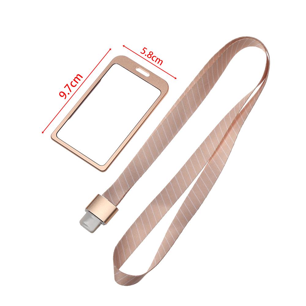 Lanfy Case Holder Kartu Kredit / ID Multifungsi Bahan Aluminum Alloy Anti Air Dengan Tali Lanyard