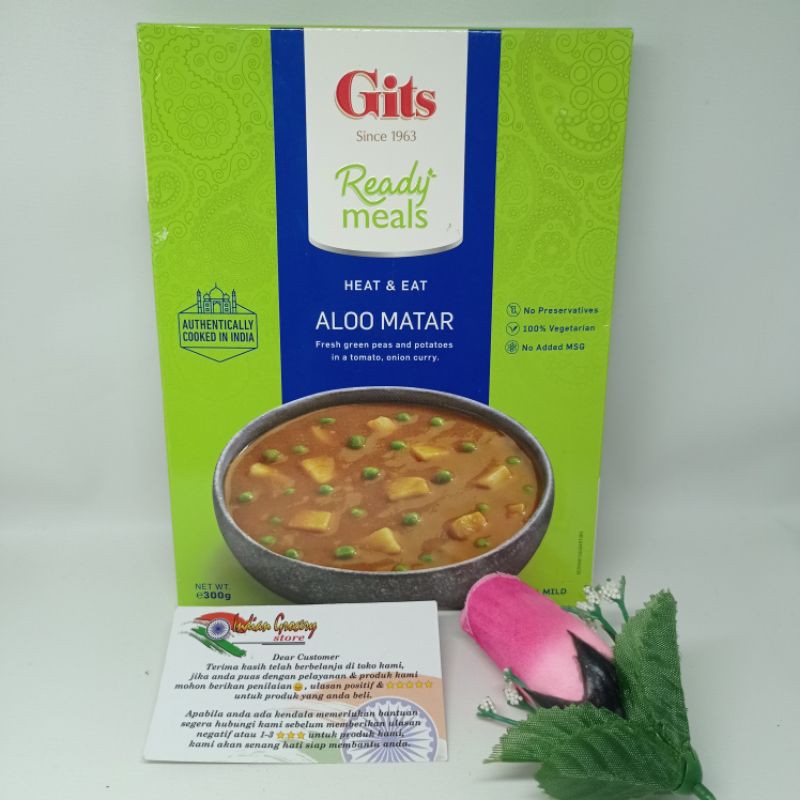 

GITS READY MEALS ALOO MATAR 300 GM
