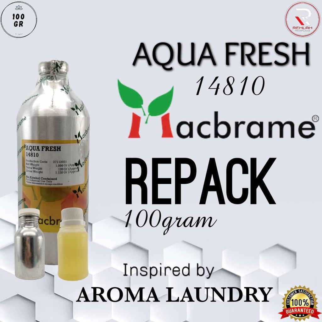 AQUA FRESH BIBIT PARFUM BY MACBRAME INSPIRED AROMA LAUNDRY KEMASAN REPACK 100GRAM