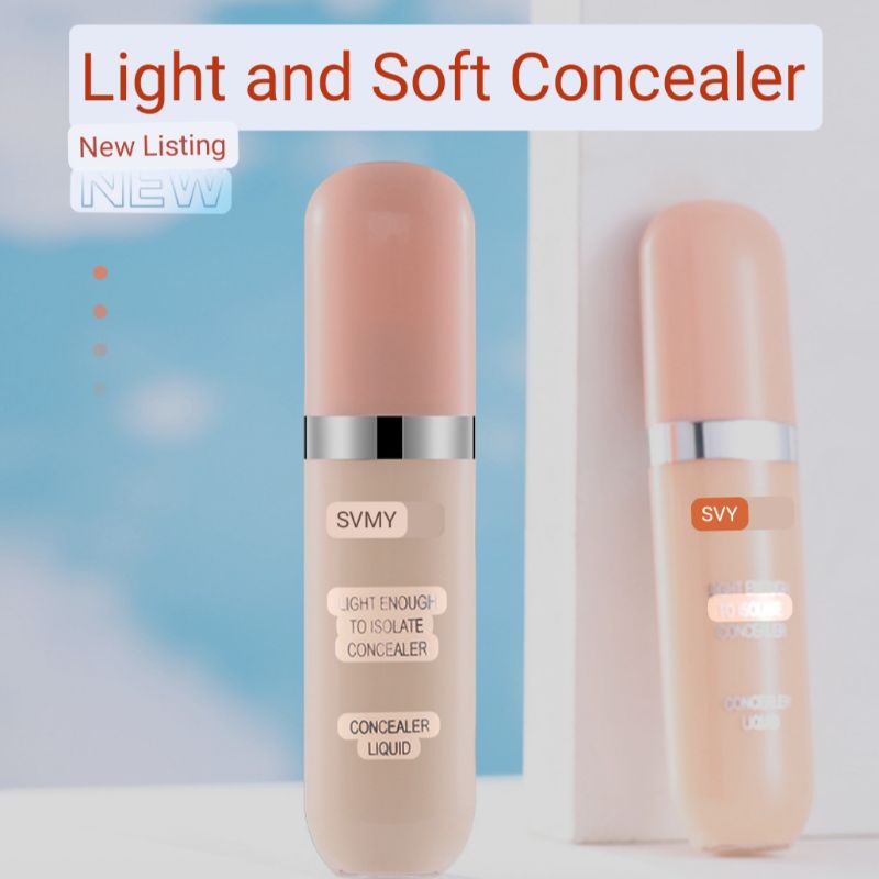 SVMY Original Light Enough To Isolate Liquid Concealer Long Lasting / Krim Wajah Tahan Air