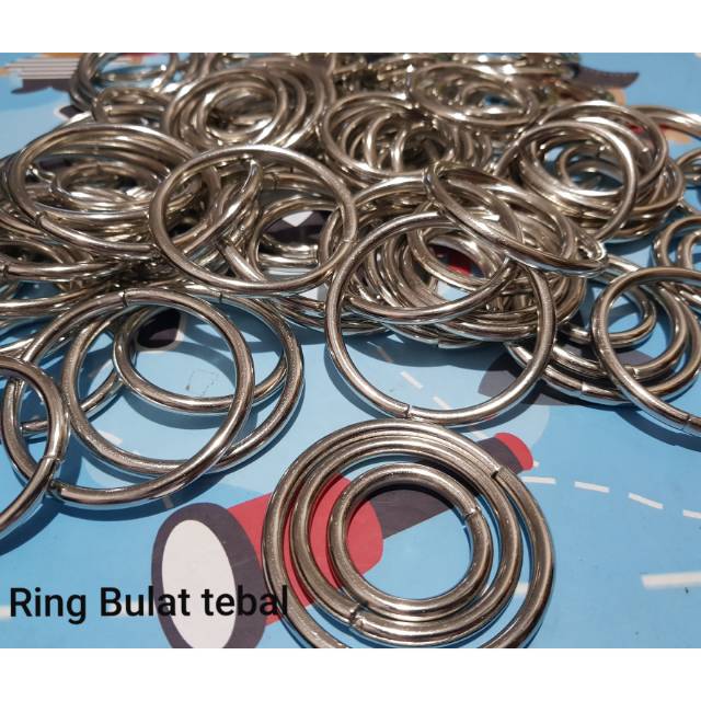 Ring bulat tebal D.3,5cm-6cm