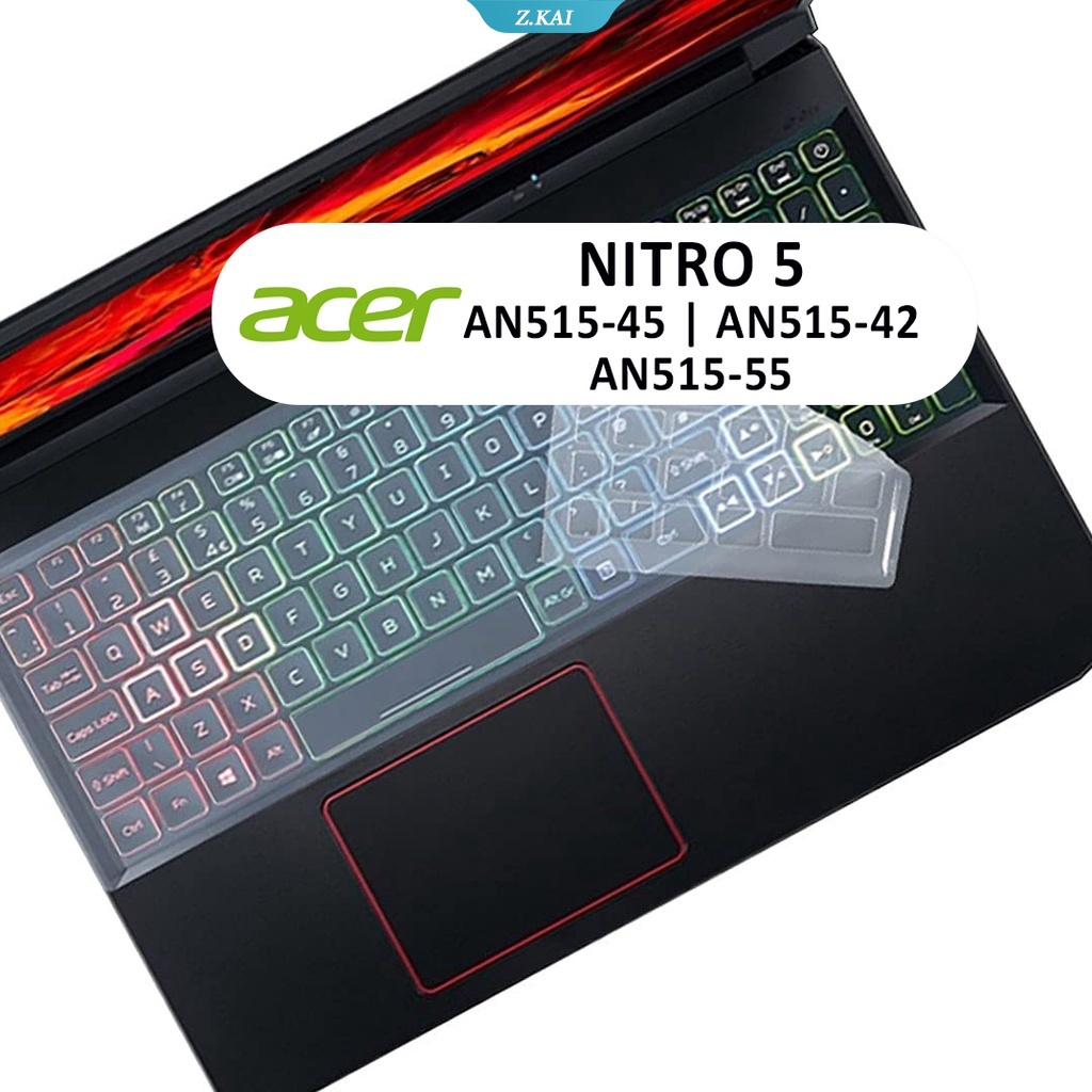 Stiker film Pelindung keyboard Bahan Silikon Untuk Acer notebook Nitro 5 AN515-45 AN515-55 43 51 51EZ 51BY 791P 15.6 inch