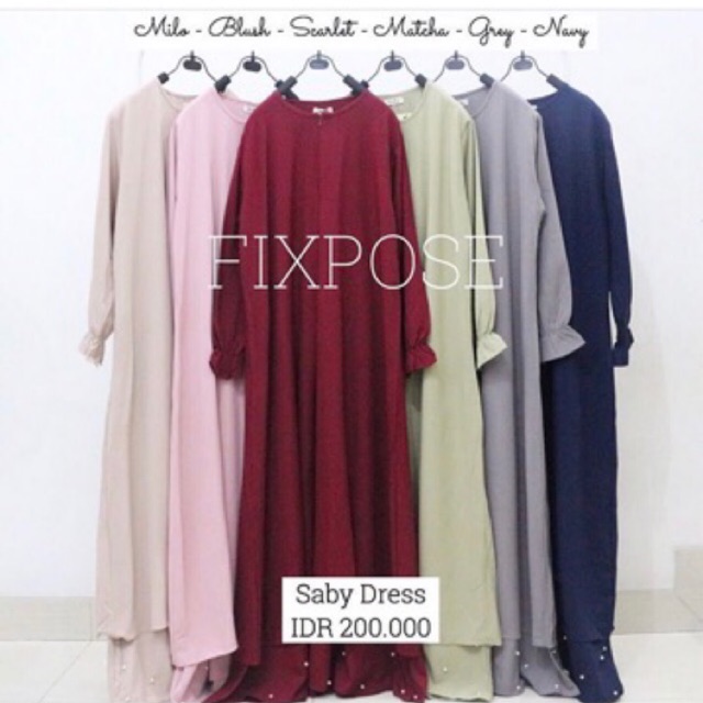 Gamis Busui Saby Dress by fixpose