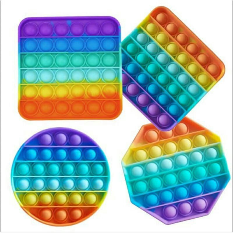 POP IT RAINBOW - POP IT PELANGI - POP IT GEDE SEDANG