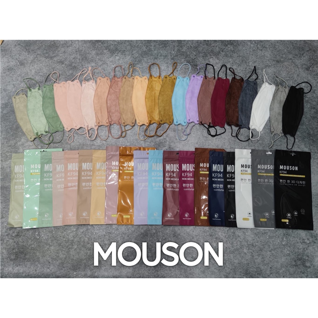 MASKER KF94 MOUSON EMBOS - MASKER PREMIUM KF94 MOUSON 4PLY MEDICAL GRADE