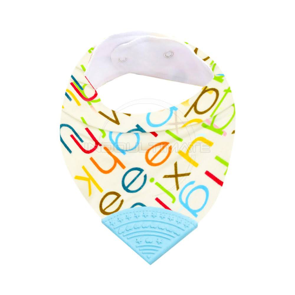 Slaber + Gigitan Bayi Baby Bib Sleber Makan Bayi BY-651 Celemek Makan Bayi Clemek Air Liur Bayi