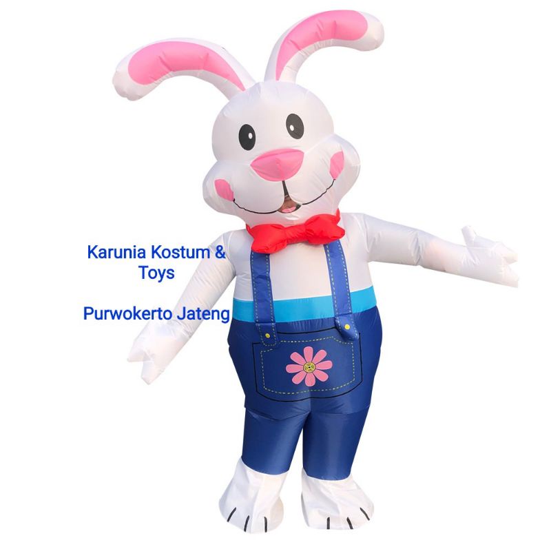 KOSTUM KELINCI KOSTUM ANGIN DEWASA BADUT COSPLAY RABBIT LUCU