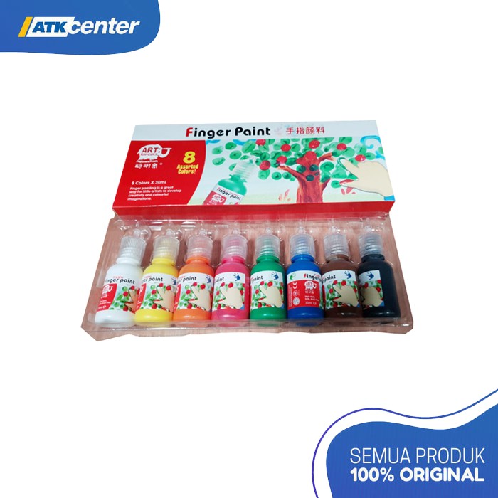 

Finger Paint Set ART RANGERS 8 Colors (8 Botol x 30 ml)
