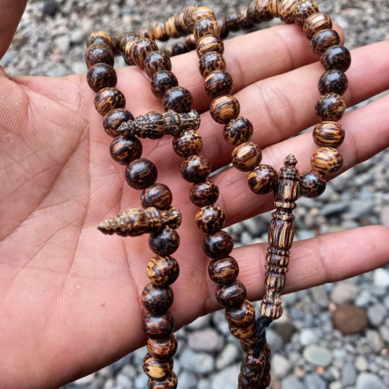 tasbih liwung hitam 8mm tasbih kayu liwung asli tasbih kayu liwung macan asli souvenir tasbih murah