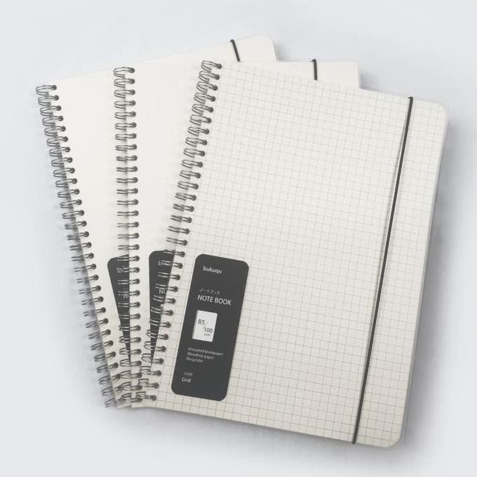 

Notebook Spiral DOT/GRID B5 by Bukuqu - POLOS BOOM SALE
