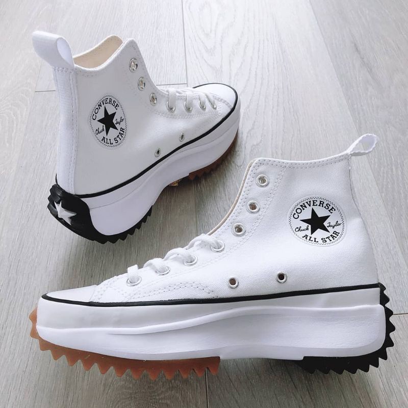 Converse Run Star Hike High White