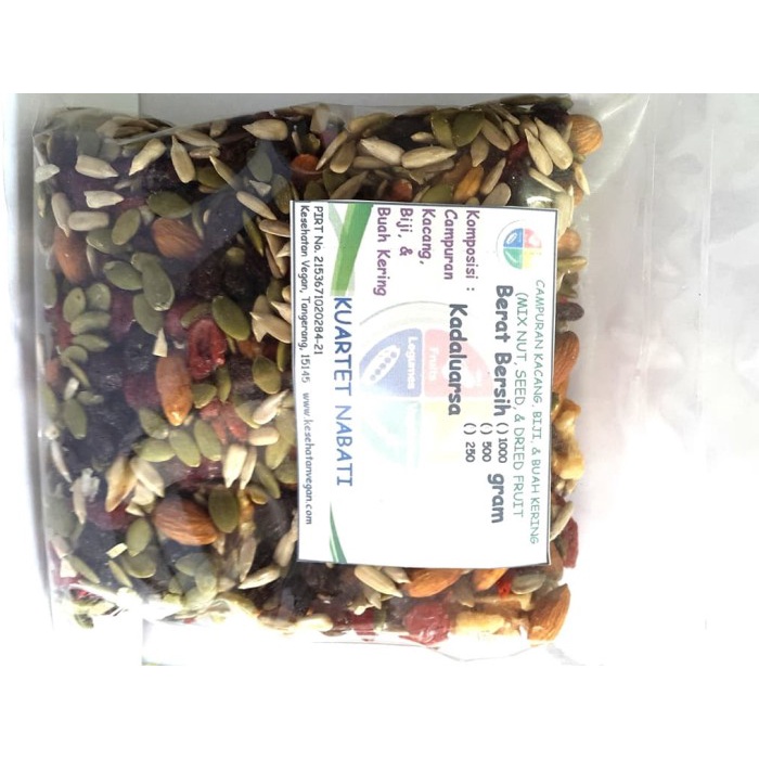 

Buah Kering - Promo Campuran Kacang, Biji, & Buah Kering / Original Mix Nut 500 Gr