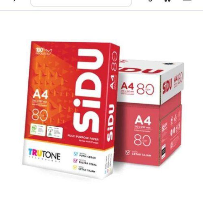 

Kertas A4 80 gram (DUS ISI 5 RIM)