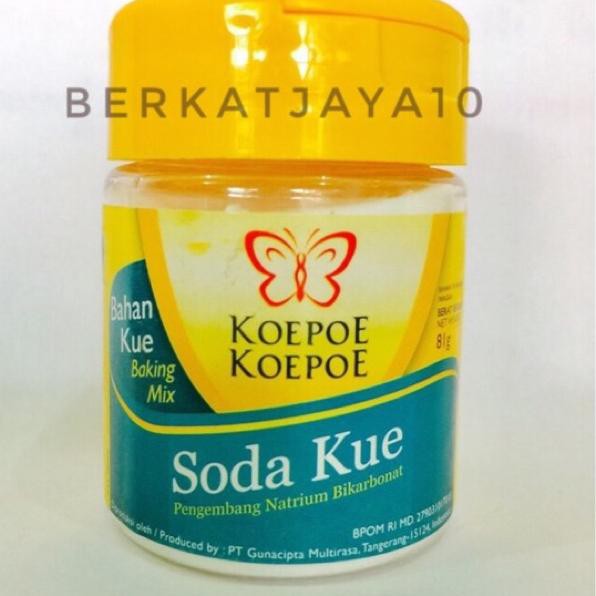 

GROSER/ECER!!!! Soda Kue Koepoe koepoe Baking Soda Pengembang Kue 81 gr Natrium