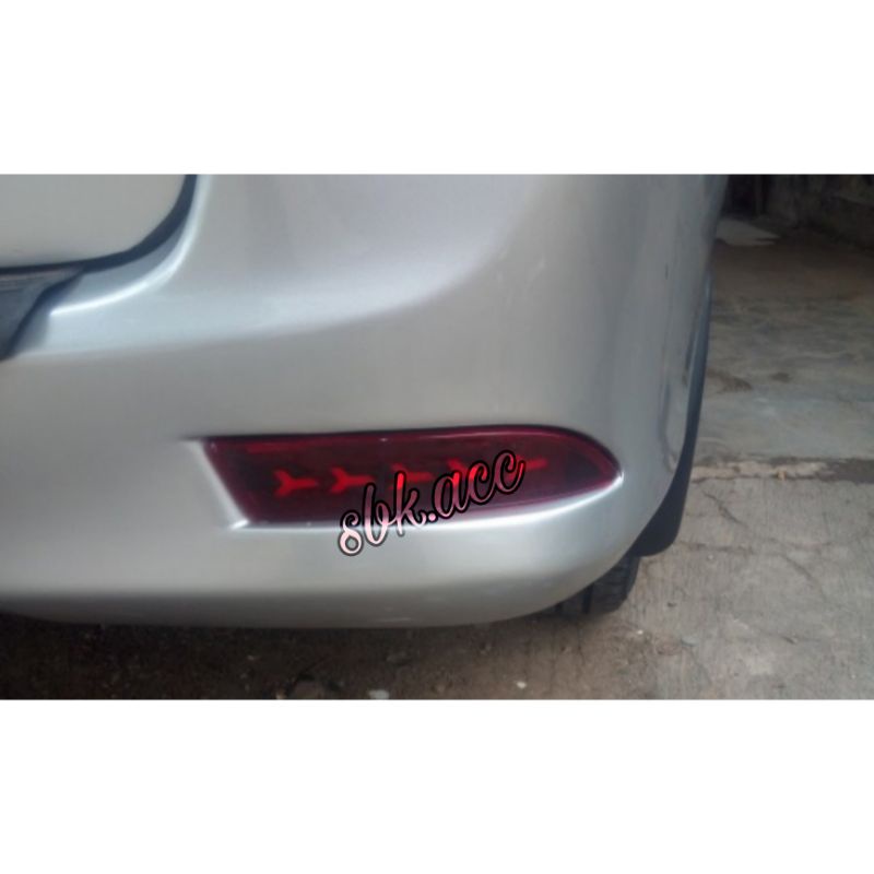 Lampu LED Bumper Reflektor Mata Kucing Belakang Avanza 2012 2013 2014 2015