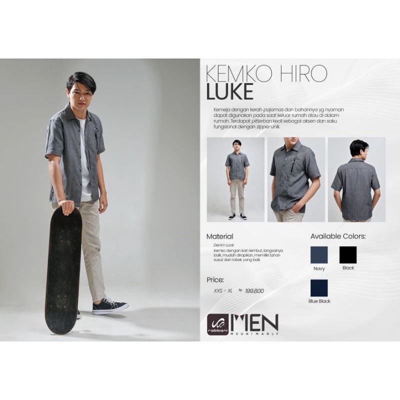 KEMKO HIRO LUKE / Kemko Rabbani Koko Rabbani / Koko Lengan Pendek Rabbani