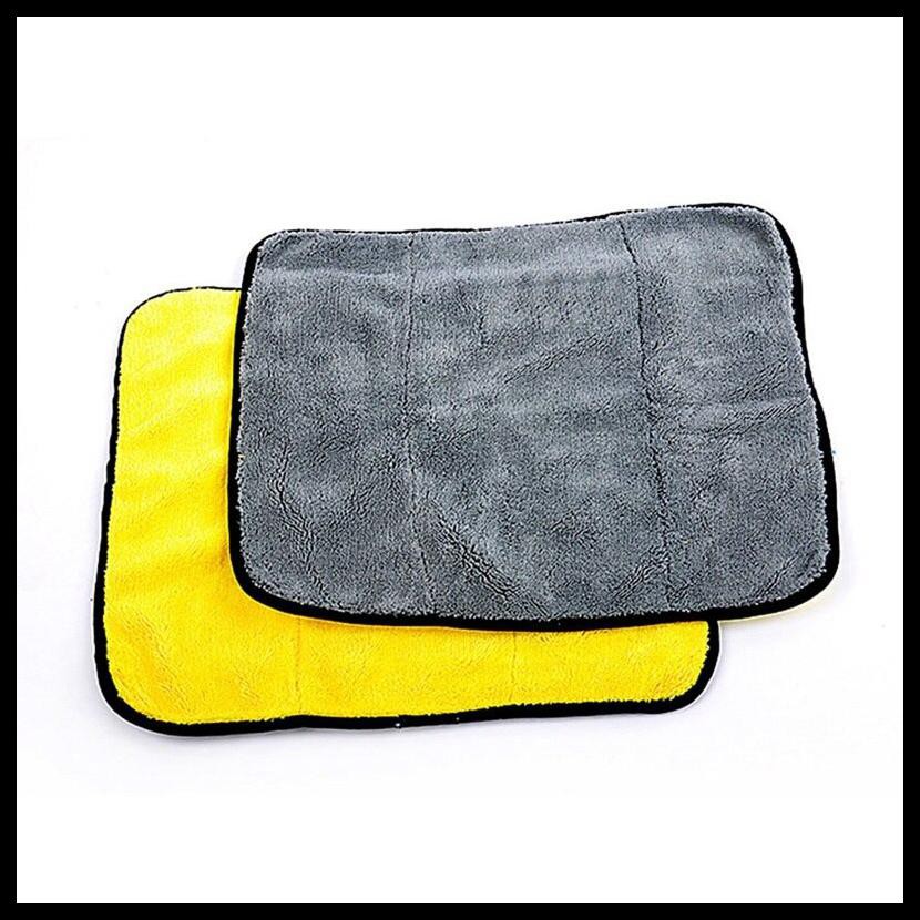 Grab Medan BEST DEAL DISCH KAIN LAP MOBIL MICROFIBER TOWEL CLOTH VELVET 30 X 30CM - DH01 - MULT