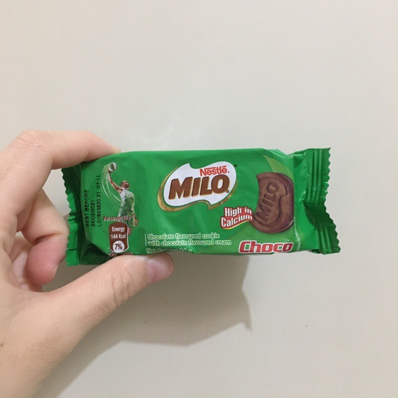 

Milo Filled Cookies Choco 34gr