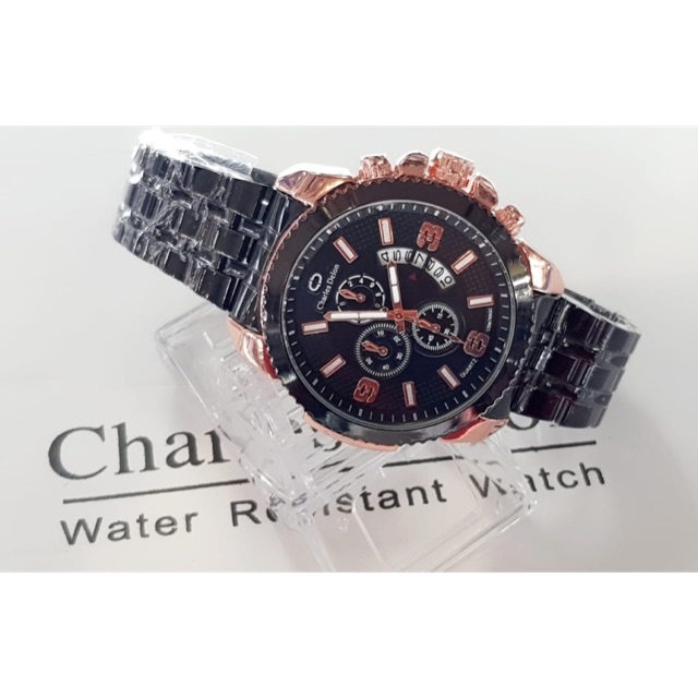 jam tangan pria charles delon TGL AKTIF ANTI AIR original